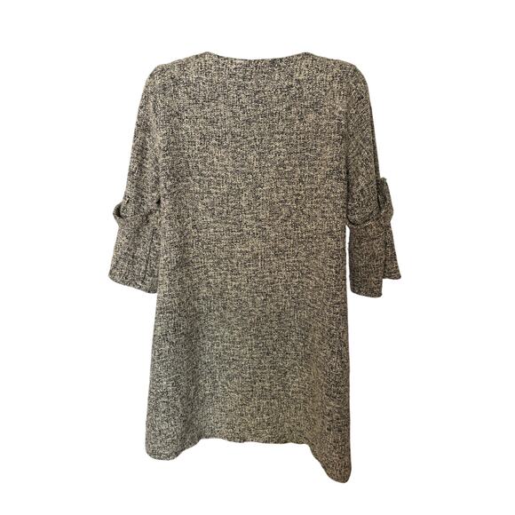 CMC Textured Button Front Coat Jacket M USA Tweed Knit Retro Minimalist - Picture 4 of 9